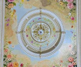 Vẽ Trần Cổ Điển Kết Hợp Hoa Không Gian Phòng Khách Biệt Thự Tại Dĩ An | Thiendecor  1. Ý tưởng công 