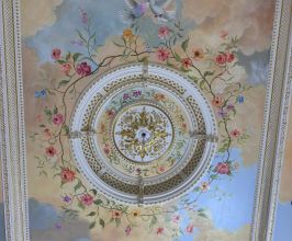 Vẽ Trần Mây Phòng Ngủ Cho Không Gian Lâu Đài | Thiendecor
