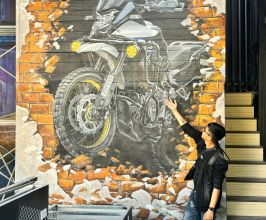 Vẽ Tranh Tường Moto 3D – Tạo Điểm Nhấn Bùng Nổ Cho Không Gian Quán Cà Phê