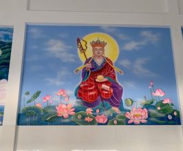 Vẽ Tranh Tường Phật Giáo Tại Chùa Minh Đạo – Phan Rí Cửa 
