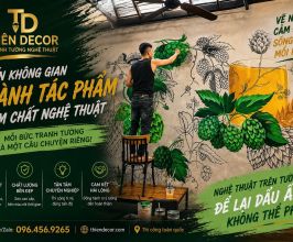 VẼ TRANH TƯỜNG 3D THEO YÊU CẦU – TẠO CHIỀU SÂU VÀ HIỆU ỨNG THỊ GIÁC CHO KHÔNG GIAN