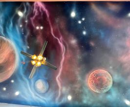 VẼ TRẦN GALAXY, HÀNH TINH – THIẾT KẾ KHÔNG GIAN VŨ TRỤ ẤN TƯỢNG CÙNG THIÊN DECOR