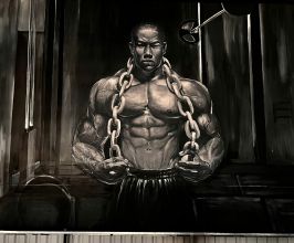 VẼ TRANH TƯỜNG NHÂN VẬT TẬP GYM – TẠO KHÔNG GIAN THỂ THAO MẠNH MẼ, TRUYỀN CẢM HỨNG