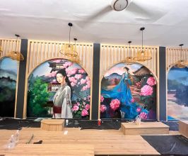 VẼ CHÂN DUNG DECOR CHECK-IN QUÁN MÌ CAY – TẠO ĐIỂM NHẤN ẤN TƯỢNG, THU HÚT GIỚI TRẺ