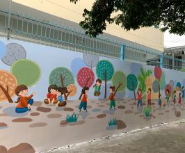 VẼ TRANH TƯỜNG MẦM NON – GIẢI PHÁP TRANG TRÍ TRƯỜNG HỌC SINH ĐỘNG, SÁNG TẠO VÀ THÂN THIỆN VỚI TRẺ